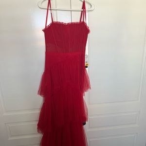 Betsy and Adam red dress size 12